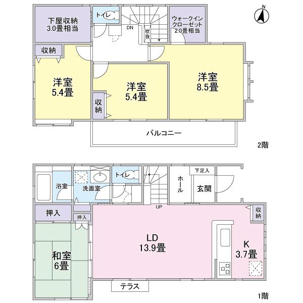Floor plan. York Mart until Edogawadai shop 307m