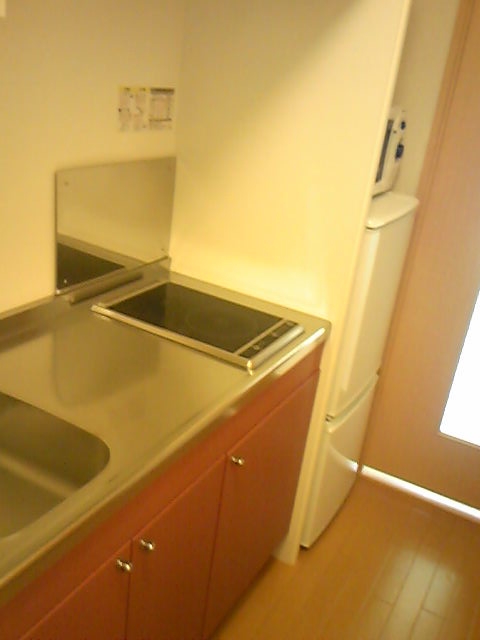 Kitchen. Because the two-burner stove is also recommended for self-catering school