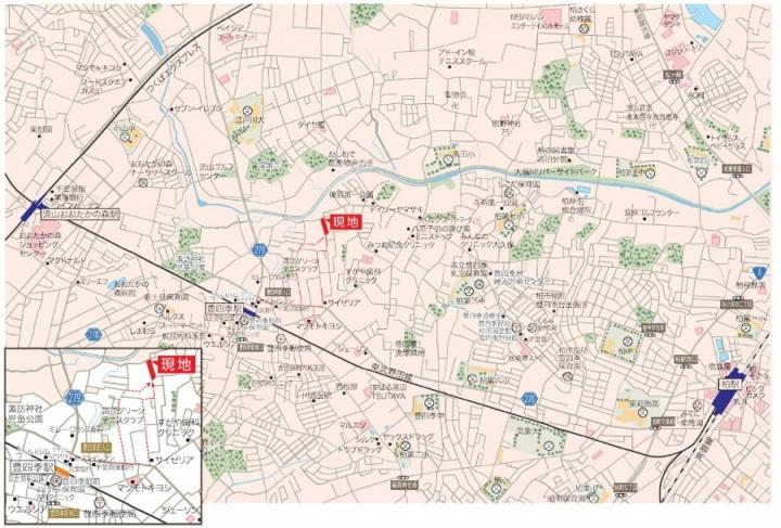 Local guide map. Information map