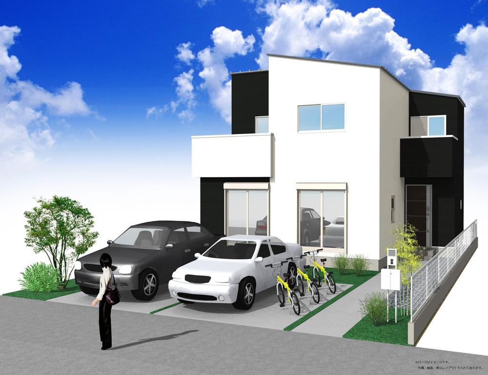 Building plan example (Perth ・ appearance). Building plan example