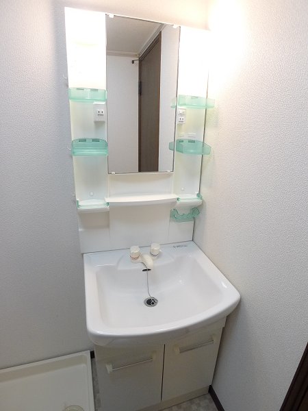 Washroom. Independent wash basin