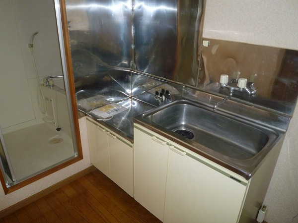 Kitchen. Two-burner gas stove installation Allowed.