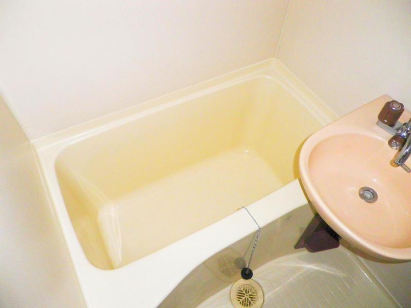 Bath. It is taken likely the bath clean, tired