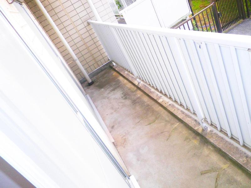 Balcony. It comes with a spread of veranda