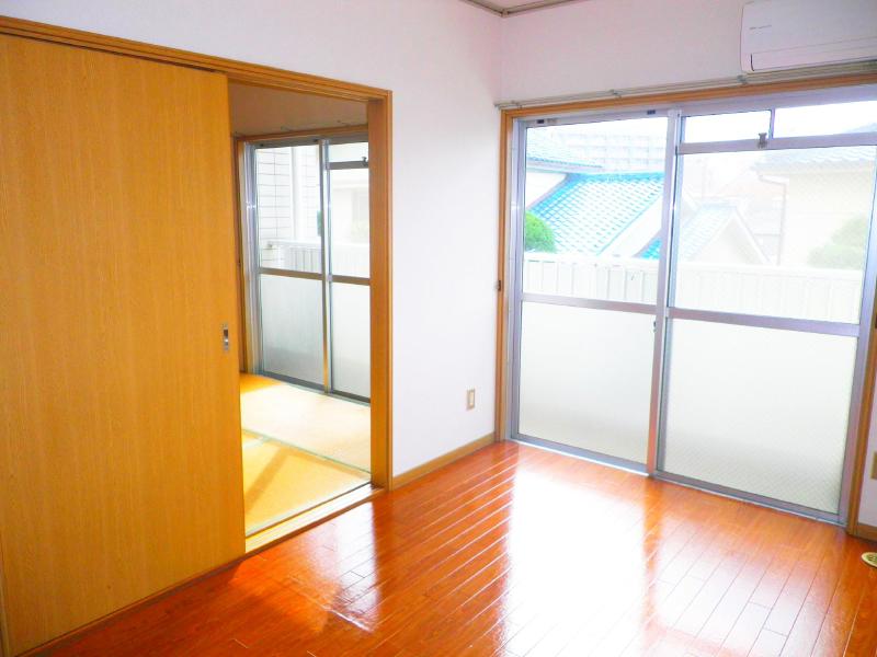 Living and room. It has become livable made in sunny