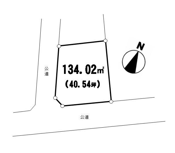 Compartment figure. Land price 22,800,000 yen, Land area 134.02 sq m