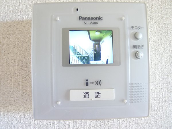 Security. TV monitor with intercom