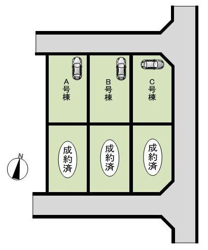 The entire compartment Figure.  ◆ For Zentominami direction, Good per yang.