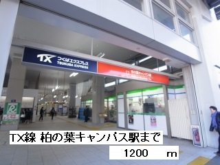 Other. TX line 1200m until Kashiwanoha campus station (Other)