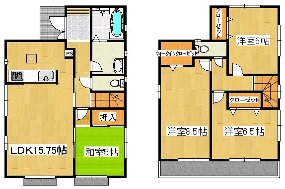 Floor plan. Every Saturday and Sunday ・ Public holidays will be held an open house at the local. Check on the map, Please come directly to the local.