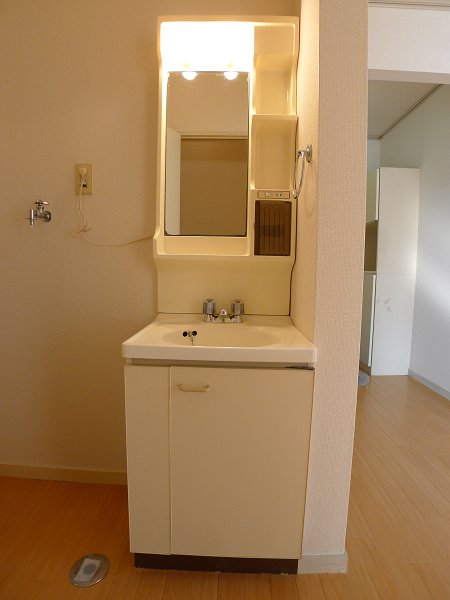 Washroom. Independent wash basin