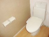 Toilet. With Washlet.