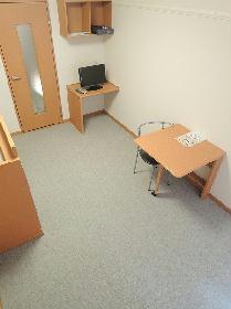 Living and room. Built-in table is foldable