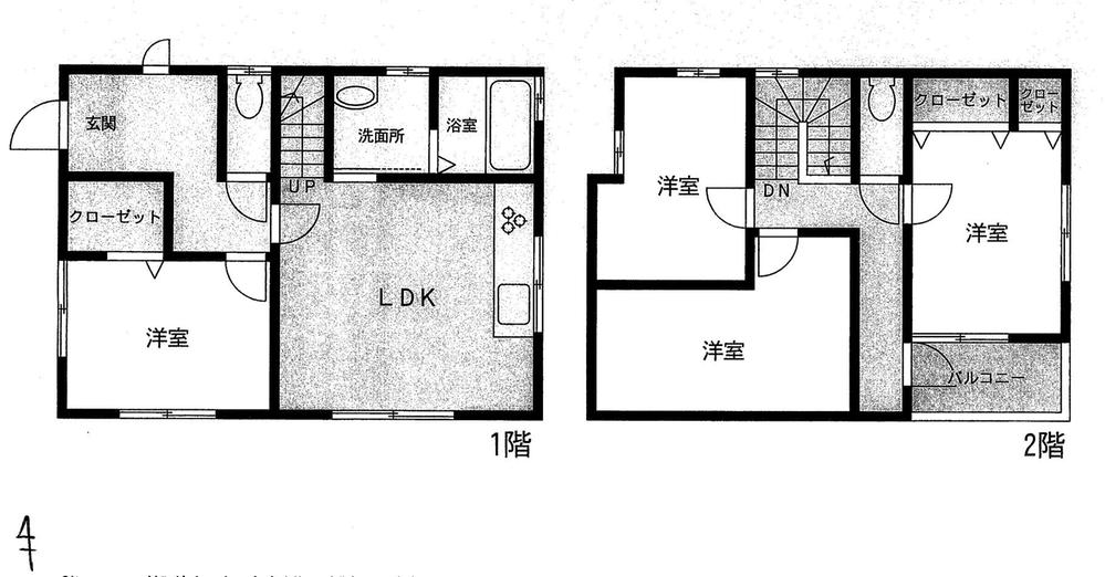 Floor plan. 15.8 million yen, 4LDK, Land area 109.27 sq m , Building area 91.49 sq m