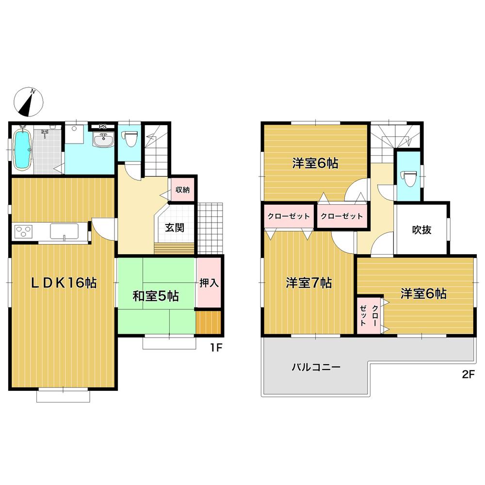 Floor plan. 700m to Kashiwa fourth elementary school