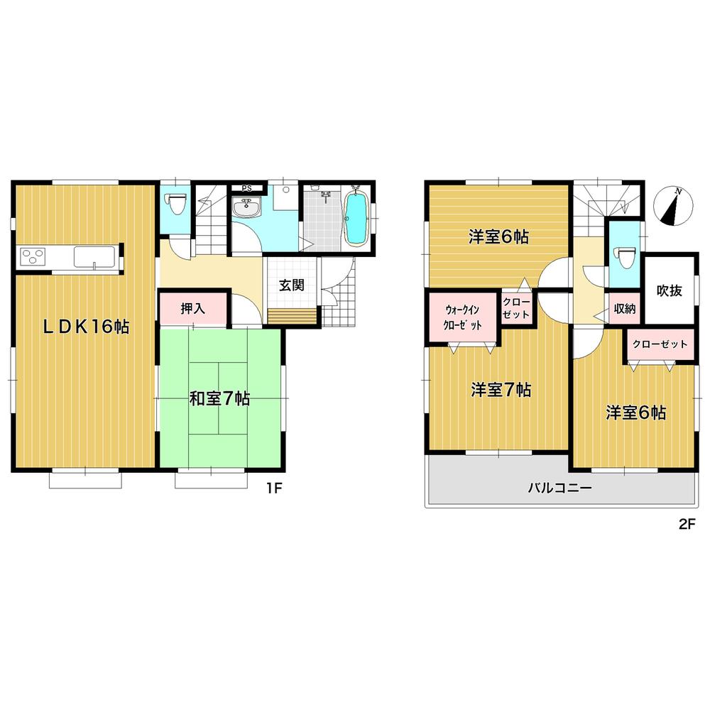 Floor plan. 700m to Kashiwa fourth elementary school