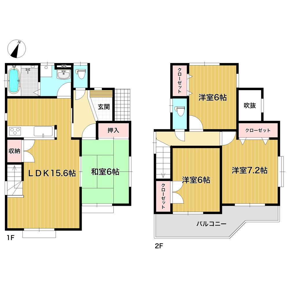 Floor plan. 700m to Kashiwa fourth elementary school