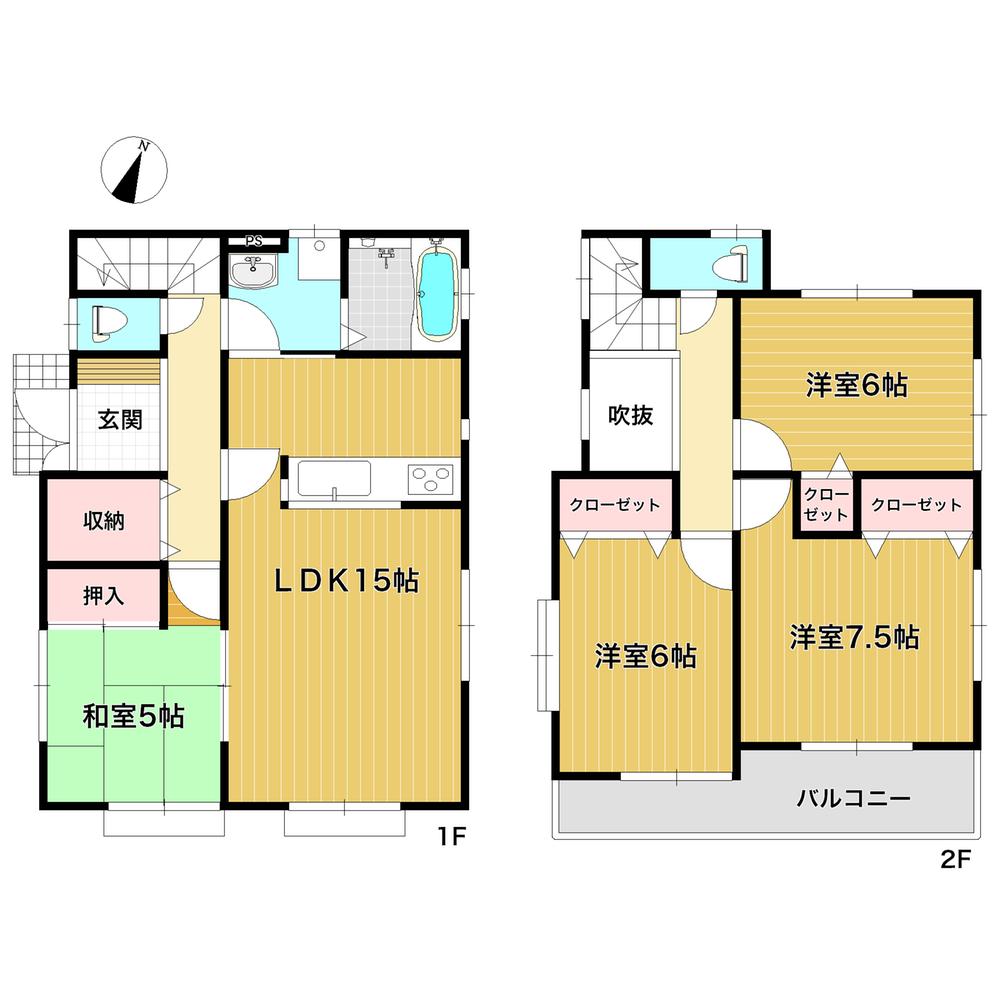 Floor plan. 700m to Kashiwa fourth elementary school