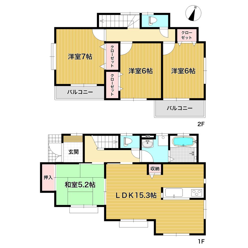 Floor plan. 700m to Kashiwa fourth elementary school