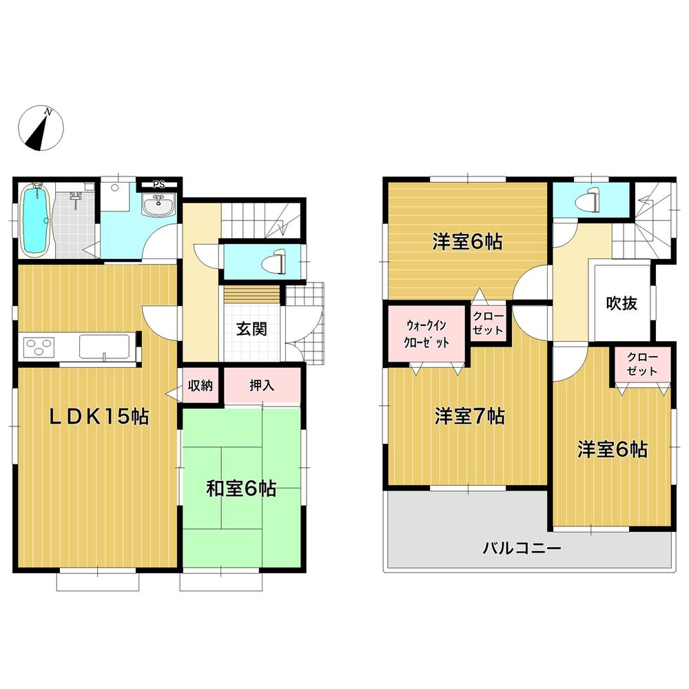 Floor plan. 700m to Kashiwa fourth elementary school