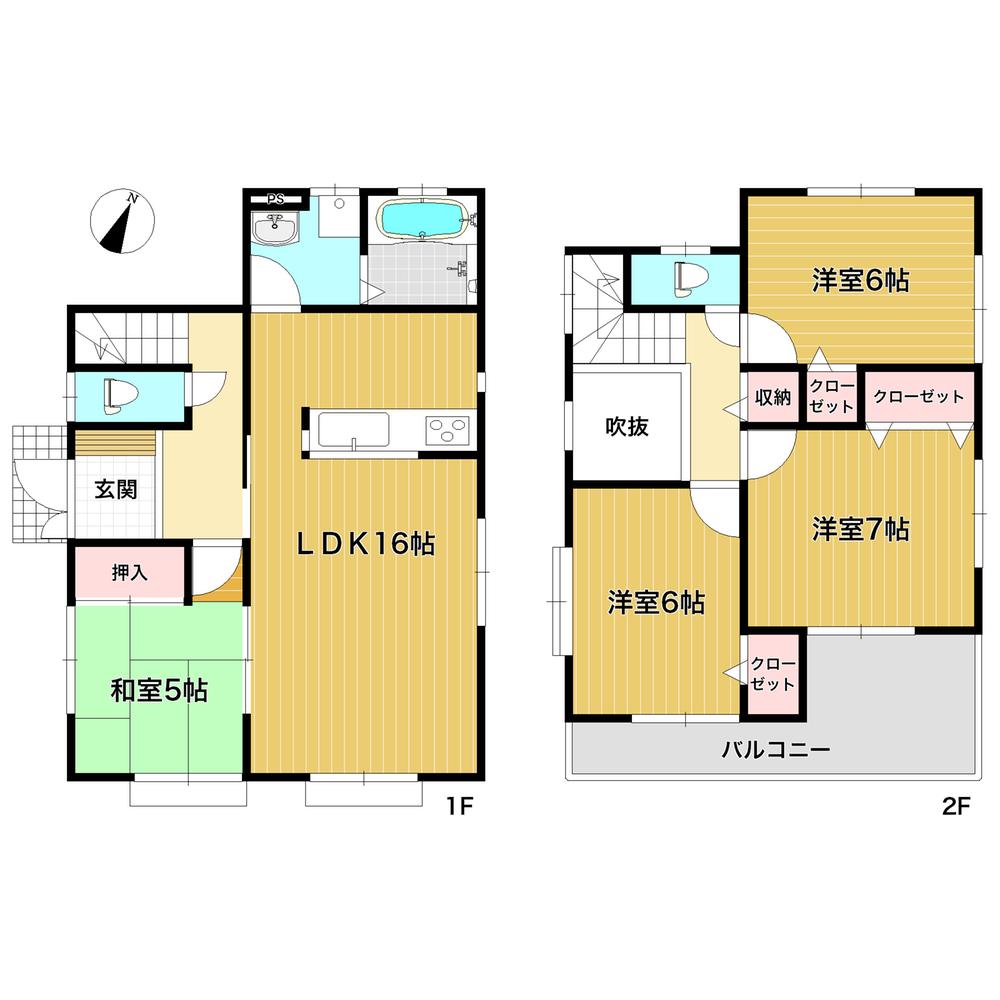 Floor plan. 700m to Kashiwa fourth elementary school