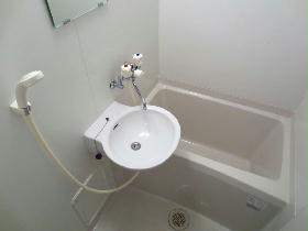 Bath. With bathroom dryer