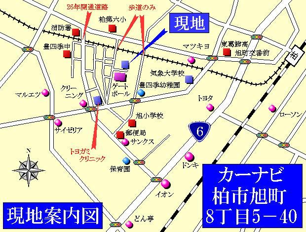 Local guide map. Information map