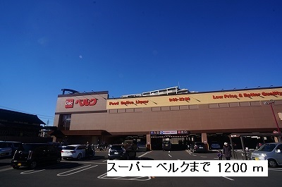 Supermarket. 1200m until Berg Kashiwa Shikoda store (Super)