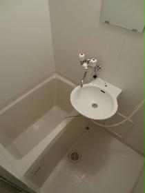 Bath. With bathroom dryer