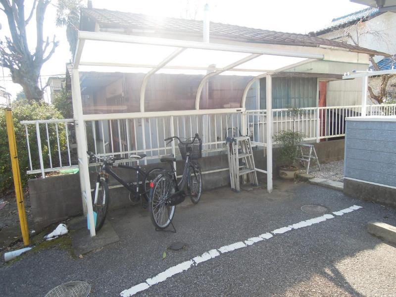 Other common areas. Is a bicycle parking lot.