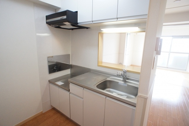 Kitchen. Bright counter kitchen