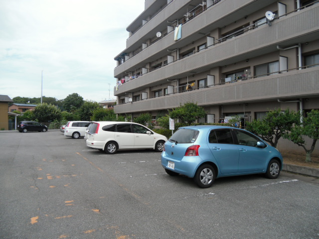 Parking lot. It has become a parked easy to space