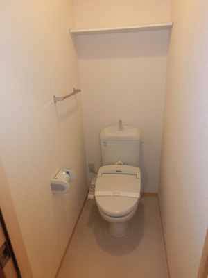 Toilet. Happy warm water washing toilet seat