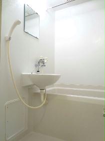 Bath. With bathroom dryer