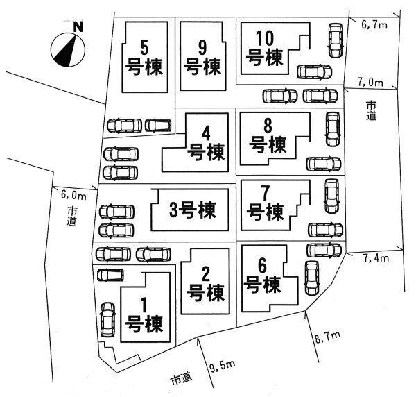 Compartment figure. 21,800,000 yen, 4LDK, Land area 120.46 sq m , Building area 99.37 sq m