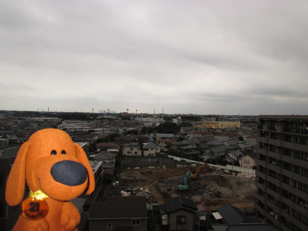 View photos from the dwelling unit. Although cloudy ・  ・  ・ It is a good view because the ninth floor of