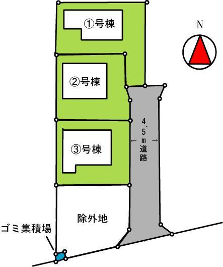 Cityscape Rendering. Sectioning view