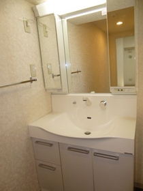 Washroom. With shampoo dresser