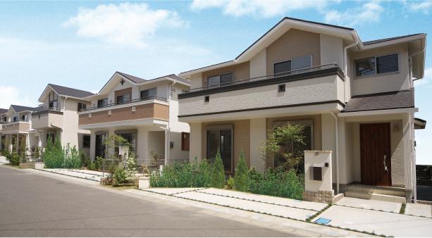 Local appearance photo. By the road to draw a gentle curve, You can enjoy the gentle skyline. Also, Insert acceleration of the direction and the sun of the curve of the road, Fusion and beautiful four seasons of Aya and Uesai, You can enjoy the different look of the city.