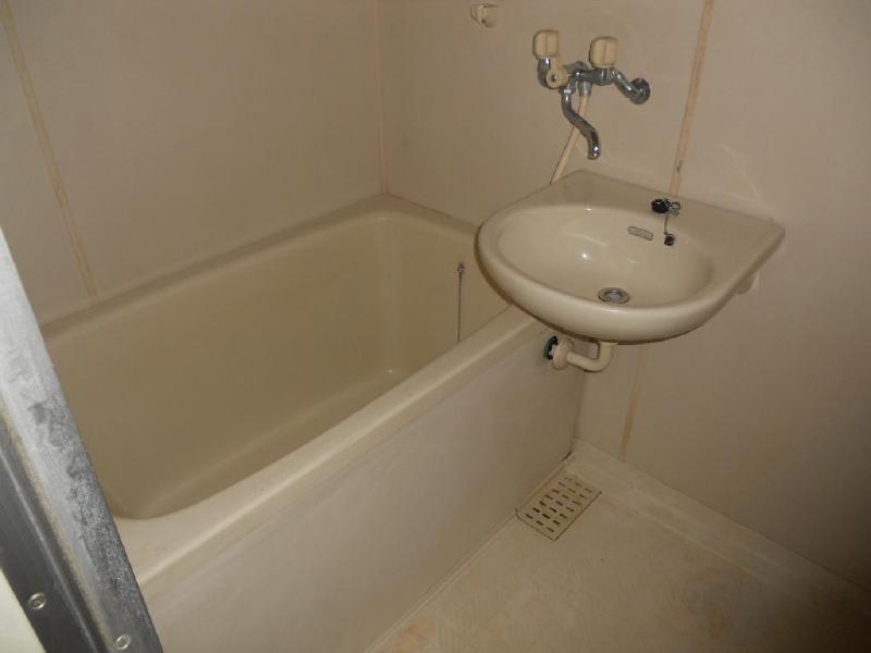 Bath. Tub is also larger