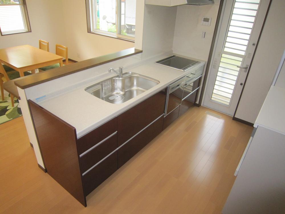 Kitchen. Because open style kitchen, You momentum conversation in dishes. Also it comes with a cupboard.
