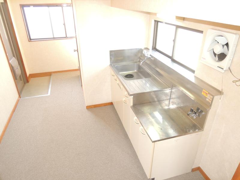Kitchen. Kitchen space. There is also a washing machine Storage