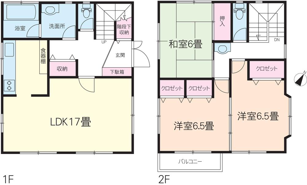 Floor plan. 19.9 million yen, 3LDK, Land area 97.59 sq m , Building area 92.74 sq m