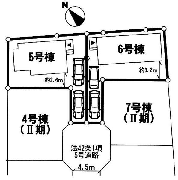 Compartment figure. 22,800,000 yen, 4LDK, Land area 128.06 sq m , Useful in building area 96.79 sq m second car parking two Allowed