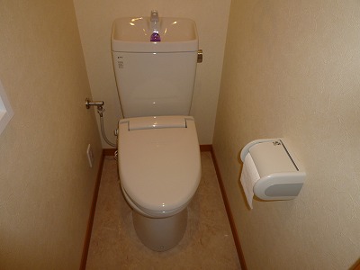 Toilet. A heated toilet seat. Washlet mounting Allowed.