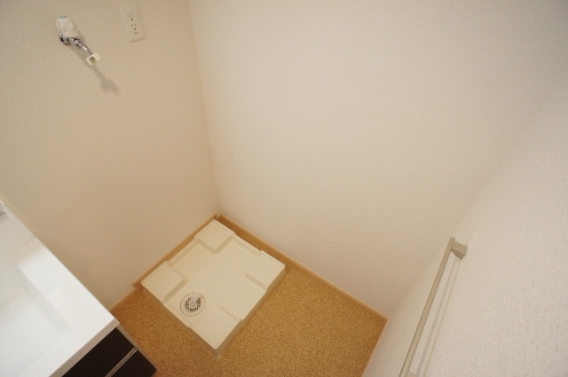 Washroom. Indoor Laundry Storage