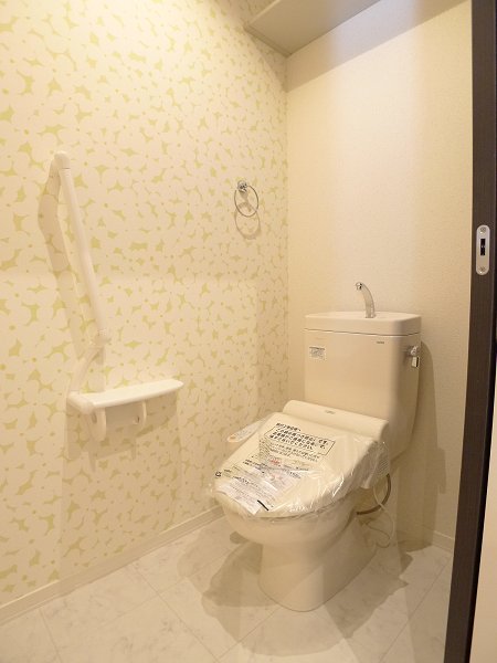 Toilet. Warm water washing toilet seat