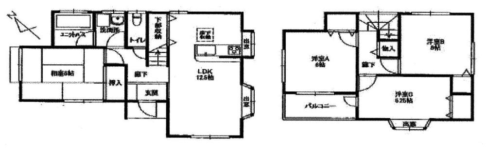Floor plan. 20 million yen, 4LDK, Land area 100.07 sq m , Building area 85.49 sq m