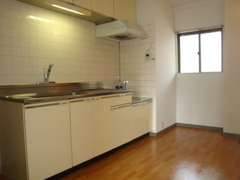 Kitchen. There is also a window in the kitchen next to.