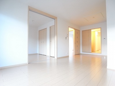 Living and room. Spacious LDK11.4 Pledge.